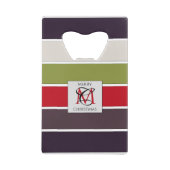 Cosy Noël Pastel Couleur Palette Monogramme (Dos)