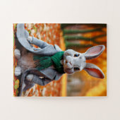 Cosy Puzzle Bunny Automne (Horizontal)