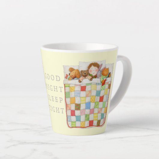 COSY QUILT Cocoa Mug + Jaune (Angle droit)