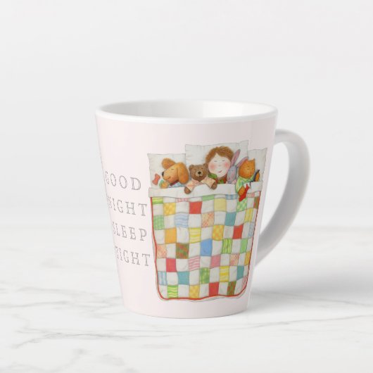 COSY QUILT Cocoa Mug - Rose (Angle droit)