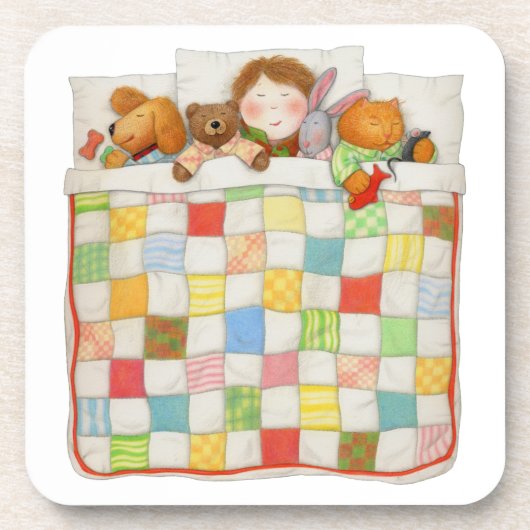 COSY QUILT Dessous de verre en plastique dur (Devant)