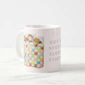 COSY QUILT Mug blanc + Rose (Devant gauche)
