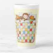 COSY QUILT Tall Cocoa Mug - Jaune (Devant)