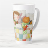 COSY QUILT Tall Tapis White Mug (Angle droit)