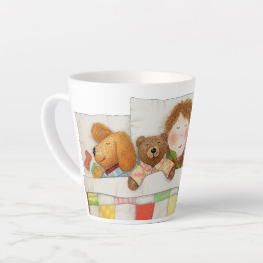 COSY QUILT Tapis White Mug (Angle gauche)