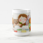 COSY QUILY Tall White Mug (Centre)