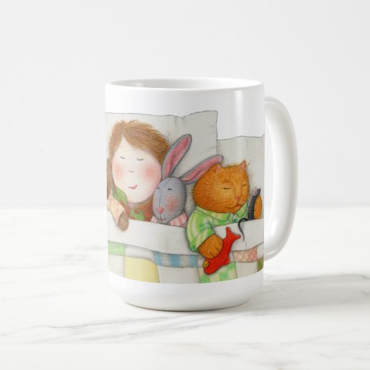 COSY QUILY Tall White Mug (Devant droit)