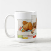 COSY QUILY Tall White Mug (Gauche)