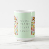 COSY QUILY Tall White Mug + Green (Centre)