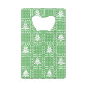 Cosy sapin de Noël affreux pull à damiers motif (Devant)