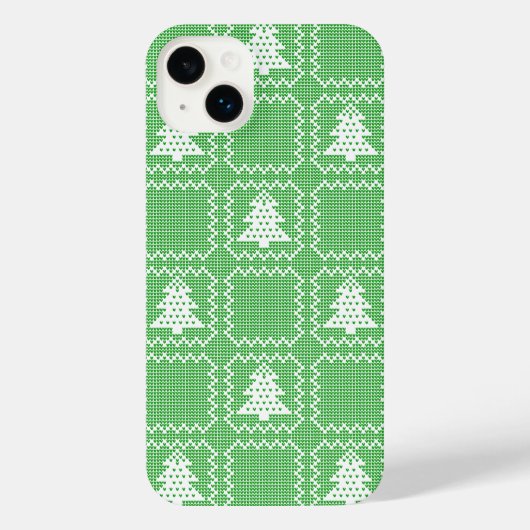 Cosy sapin de Noël affreux pull à damiers motif (Verso)