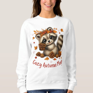 Cosy Sweatshirt Automne Magique Racoon