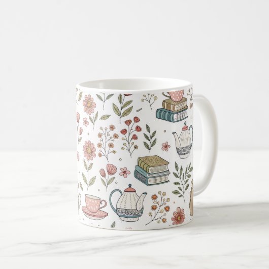 Cosy Tea & Books Mug (Devant droit)