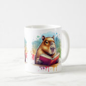 Cosy Up in the Library avec Capybara Reading Mug : (Devant droit)