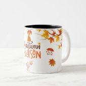 Cosy Vibes d'automne Mug - Fall Coffee Cup avec Le (Devant droit)
