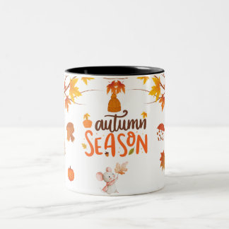 Cosy Vibes d'automne Mug - Fall Coffee Cup avec Le
