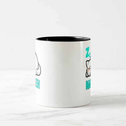 Cosy vibes sommeil chat Mug (Centre)