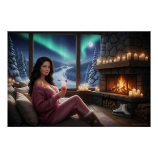 Cosy Winter Nights Perfect Poster