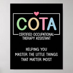 COTA Appreciation Certified Ergotherapie I Poster