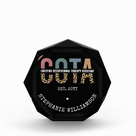 COTA Certified Occupational Therapy Assistant Fotoblokken (Voorkant)