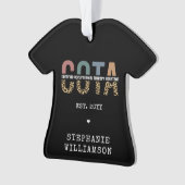 COTA Certified Occupational Therapy Assistant Ornament (voorkant)