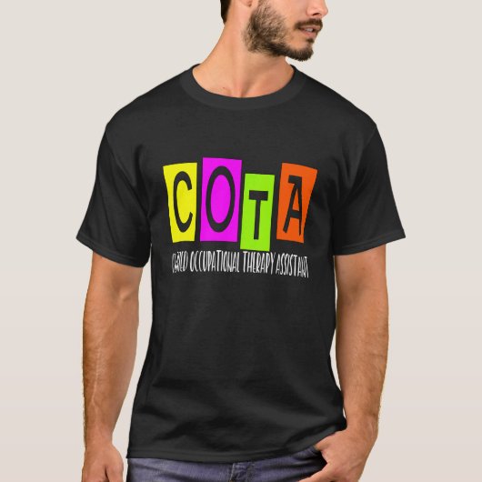 COTA Certified Occupational Therapy Assistant Ot T-shirt (Voorkant)