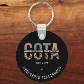 COTA Certified Occupational Therapy Assistant Sleutelhanger (Voorkant)