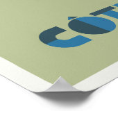 Cote d Azur Vintage français poster de voyage (Coin)