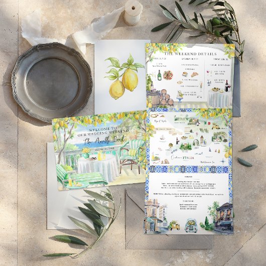 Côte d'Amalfi | Carte Itinéraire Méditerranéenne