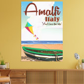 Côte d'Amalfi Italie Impression d'affiche de voyag (Insitu(Salon))