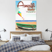 Côte d'Amalfi Italie Impression d'affiche de voyag (Insitu(Chambre))
