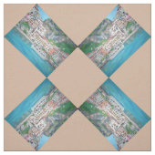 Côte d'Amalfi - tissu (Échantillon)