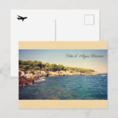 Cote d'Azur, Antibes, Frankrijk Briefkaart (Voorkant / Achterkant)
