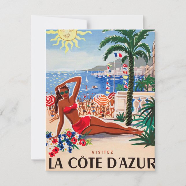  Cote D'Azur Beach Girl (Voorkant)