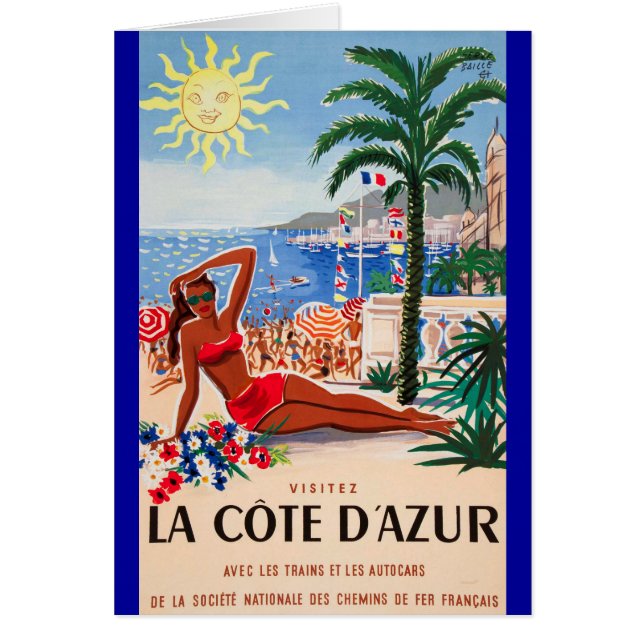  Cote D'Azur Beach Girl (Voorkant)