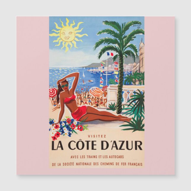  Cote D'Azur Beach Girl (Voorkant)