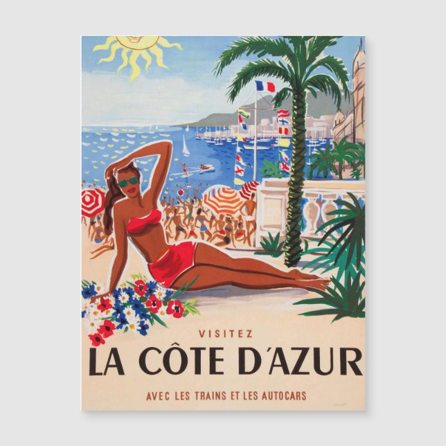  Cote D'Azur Beach Girl (Voorkant)