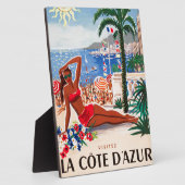  Cote D'Azur Beach Girl Fotoplaat (Zijkant)