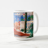  Cote D'Azur Beach Girl Koffiemok (Voorkant rechts)