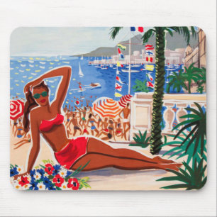  Cote D'Azur Beach Girl Muismat