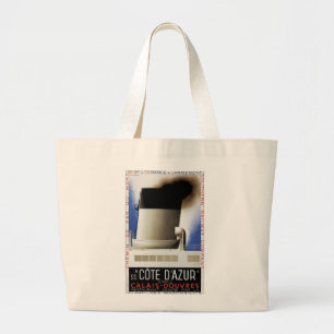 Cote D'Azur Channel Ferry Grote Tote Bag