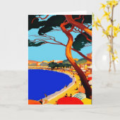  Cote d'Azur Franse Reis Wenskaarten Kaart (Gele Bloem)