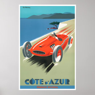 Côte d'Azur Impression de la Riviera française Art