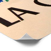 Cote D'Azur Oud Frans Reisposter Poster (Hoek)