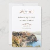 Cote d'Azur Provence Alpes Save the Date Kaart (Voorkant)