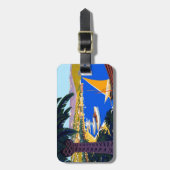  Cote D'Azur Travel Bagagelabel (Voorkant verticaal)