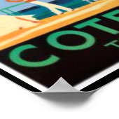  Cote D'Azur Travel Poster (Hoek)