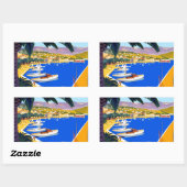 Cote D'Azur Travel Rechthoekige Sticker (Vel)