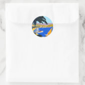 Cote D'Azur Travel Ronde Sticker (Tas)