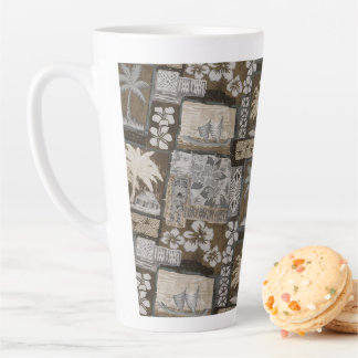 Côte de Kona Vintage Tapa Latte Mug